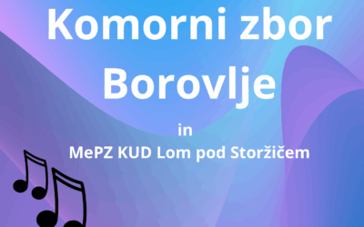 Koncert Komornega pevskega zbora Borovlje.