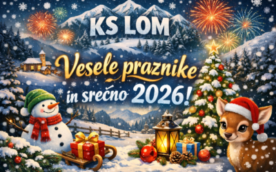 Vesele praznike ter srečno 2026