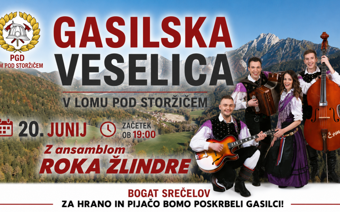 Gasilska veselica PGD Lom
